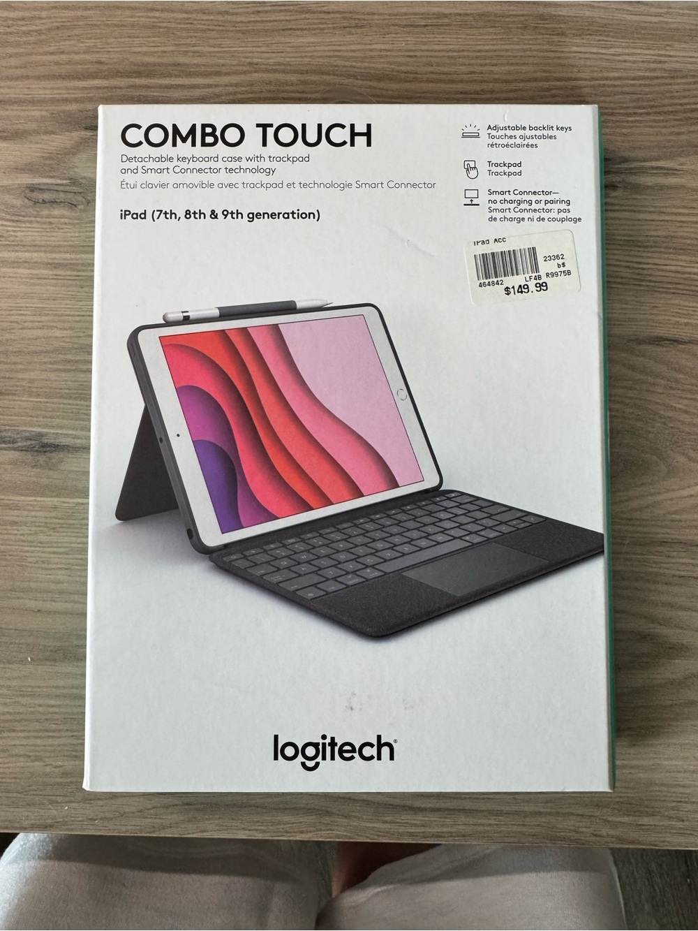 Logitech Combo Touch Keyboard Case for iPad (Black)